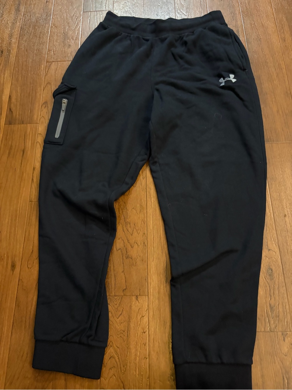 Under Armour Black Men's Jogger Sweatpants with Zippered Pocket